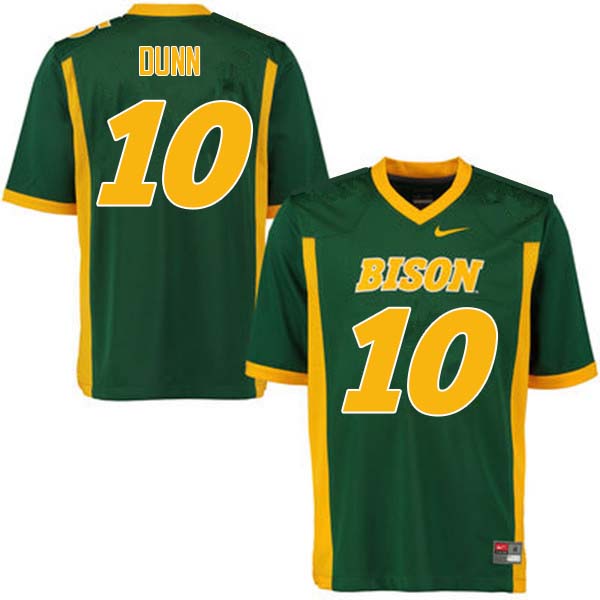 Men #10 Lance Dunn North Dakota State Bison College Football Jerseys Sale-Green